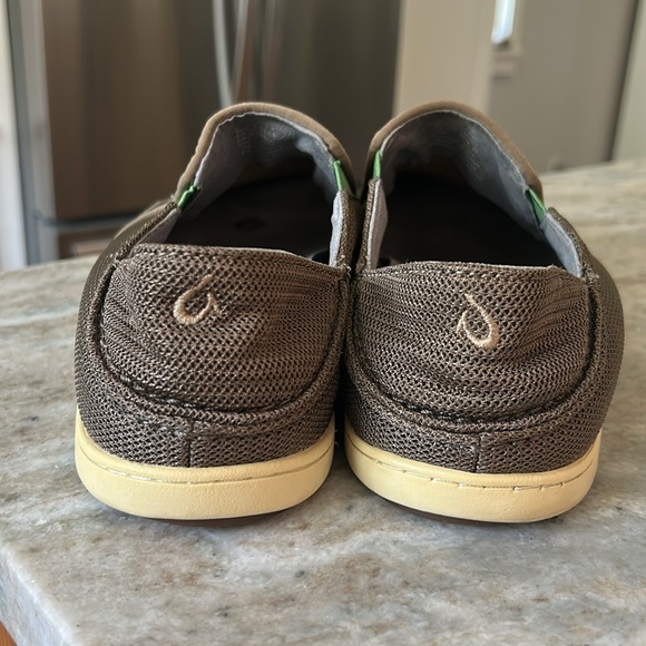 Olukai Mens Shoes slip on brown size 9M - Picture 5 of 12